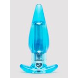 BASICS Vibrating Butt Plug 4.5 Inch - Blue