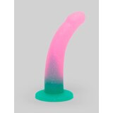 Lovehoney Glitter Silicone Dildo 6 Inch  - Pink
