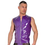 Sleeveless Zip Top Purple