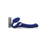 Strap-On-Me Multi-Orgasm Bendable Strap-On - Night Blue - Medium