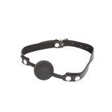 Black Silicone Ball Gag