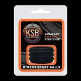 Kiotos KSB Silicone Cockring & Ball Stretcher Compact - Black