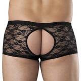 LHM All Over Lace Open Front & Back Boxer Shorts