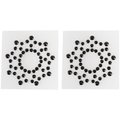 Cottelli Collection Cottelli Nipple Stickers - Black
