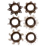 Tickler Set of 6 Textured Rings