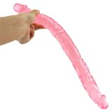 Spanksy 16" Double Ended Dildo in Pink
