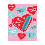 NaughtyVibes Greeting Card - Vibe Hearts