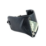 Leather Zip Vamp Collar