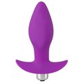 Firmly Moored Silicone Anchor Vibrating Butt Plug - 4 Inch