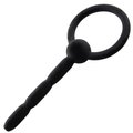 Silica-Stream Penis Plug with Through-Hole - 8cm