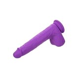 Silicone Studs 7" Gyrating and Thrusting Dildo - Purple
