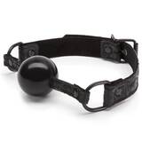 Bondage Boutique Black Rose Silicone Ball Gag