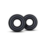 Stay Hard - Donut Rings Oversized - Black
