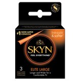 Lifestyles Skyn Elite Large Non-Latex Condoms - 3 Pack