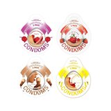 Endurance Flavored Condoms - 3 Pack - Strawberry