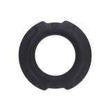 OptiMALE™ FlexiSteel Silicone, Metal Core Cock Ring - 35mm - Black
