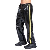 Latex Tracksuit Bottoms Black/Yellow