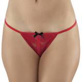 Lovehoney Red Crotchless Lace G-String