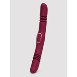 Loveline Rechargeable Double-Sided Thrusting Vibrator - Red