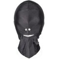 Bereft Black Deprivation Hood with Zipped Mouth