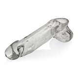 Oxballs Daddy Clear - realistic, with balls Dildo