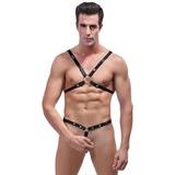 Male Power Shoulder Harness with C-Ring Waist Band