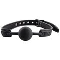 Quietude Black Silicone Ball Gag