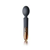 Rocks Off Oriel Rechargeable Wand Black/Copper - Multiple Vibration Modes, USB