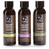 Earthly Body Hemp Seed Massage Oil Gift Set (3 x 60 ml)