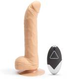 Get Real 10 Function Remote Control Suction Cup Dildo Vibrator 7 Inch