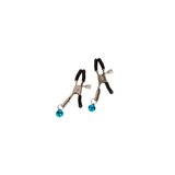 Bejeweled Blue Nipple Clamps