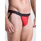LHM Red Shiny Microfibre Jockstrap - L / XL - Red