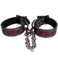 Lovers Paradise - Faux Leather Heart Wrist Cuffs