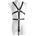 Iron Man Real Leather Cock Ring Body Harness