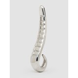Devil's Tongue Stainless Steel Dildo - Silver
