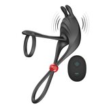 Cock Power Remote Control Cock Ring and Ball Cinch