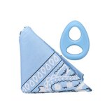 ROCK SOLID The Code - Silicone C-Ring with Bandana - Light Blue