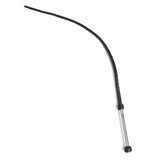 Leather Whip with Steel Handle