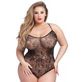 Lovehoney Plus Size Crotchless Lace Spaghetti Strap Body