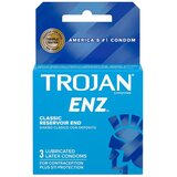 Trojan ENZ Premium Lubricant Condoms - 3 Pack