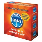 Skins Ultra Thin Condoms: 4 Pack: Premium Quality for a Natural Feeling