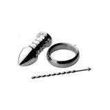 Zeus Electrosex Deluxe Series Voltaic for Him Stainless Steel Male E-Stim Kit