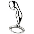 Njoy Pfun Prostate Steel Plug 4.3 Inch - Silver