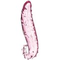 Glacier Glass Pink Tentacle Dildo - 6 Inch