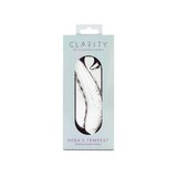 Clarity Heras Tempest Curved Glass Dildo with Handle: 5.5 Inch G-Spot and Prostate Pleasure