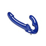 Revolver II Vibrating Strapless Strap-On - Blue