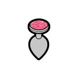 Gem Butt Plug Enamel Pin