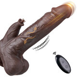 【1:1 Lifelike Upgraded Licking Dildo】Swing Thrusting Vibrator with Heating Modes Adult Toys