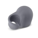 Le Wand Loop Penis Play Attachment Grey - Multiple Vibration Modes, Body-Safe