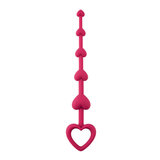 Ann Summers Lovers Heart Shaped Silicone Anal Beads